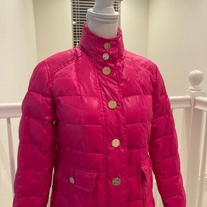 Tory Burch Pink down Puffer Jacket